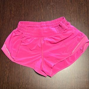 Lululemon pink shorts size 4